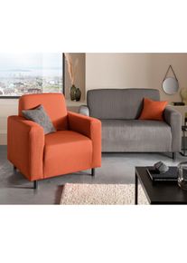 unisex Hoezenserie in terra ,maat 3 - Hoes voor tweezitter, WITT, 55% Katoen, 40% Polyester, 5% Elastan