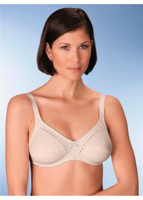 Naturana Dames Beha in ivoorkleur ,maat 75B, Witt, 100% Katoen