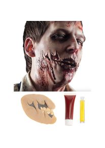 maskworld Applicazione in lattice di ferite da zombie