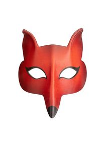 Colombina Volpe Femmina de cuoio Venetian Leather Mask
