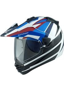 Arai Tour-X5 Africa Twin, capacete de aventura , cor: Preto/Branco/Azul/Vermelho , tamanho: XL