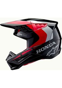 Alpinestars S-M5 Honda, kask krzyżowy , kolor: Czarny/Czerwony/Biały , rozmiar: L