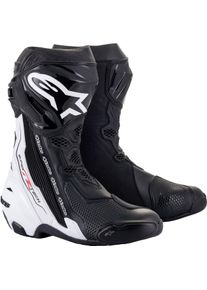 Alpinestars Supertech R, laarzen , kleur: Zwart/Wit , maat: 45 EU