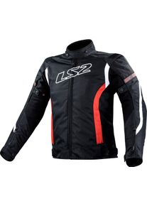 LS2 Gate, textile jacket , kleur: zwart/donkergrijs , maat: 4XL