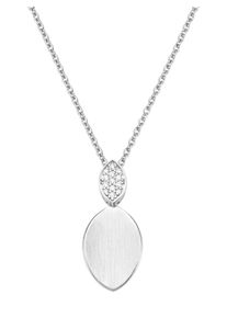 Dames Hanger met ketting in zilver 925 ,maat 0, WITT,