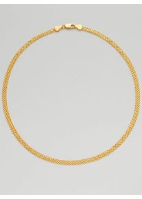 Dames Ketting in Zilver verguld 925 ,maat 0, WITT,