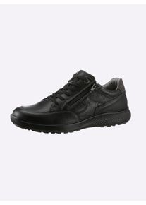 Jomos Herren Schnürschuh in schwarz ,Größe 40, Witt, 100% Glattleder