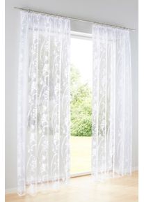 HEINE HOME unisex Dekostore in wei&szlig; ,Gr&ouml;&szlig;e 145x140 cm, Witt, 60% Polyester, 40% Viskose