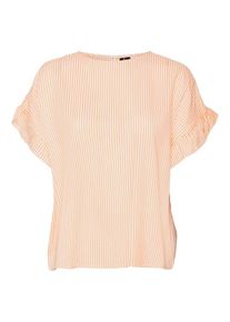 V&eacute;ro Moda VERO MODA Bl&uacute;zka 'VMBUMPY' Ženy oranžov&aacute; / biela L