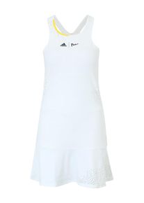 adidas Sportswear Sportkleid Damen gelb / schwarz / weiß Größe XXXS/XXS