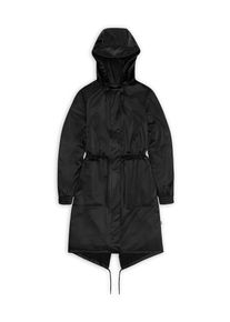 RAINS Dames Functionele jas 'String' zwart XS