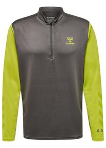 Hummel Sweatshirt Herren anthrazit / apfel Größe XXXL