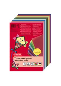 Transparentpapier 20 x 30 cm Herlitz 246413 farbig sortiert