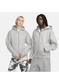 Sweat à capuche à zip Nike Solo Swoosh pour homme - Gris