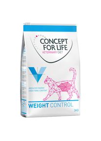 3kg Weight Control Concept for Life Veterinary Diet secco per gatti