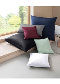 Kaeppel unisex Bedtextiel in bordeaux ,maat 40x40 cm, - Kussenovertrek, Witt, 100% Katoen