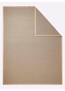 Eskimo unisex Woondeken in beige ,maat 100x150 cm - Knieplaid, Witt, 40% Wol, 30% Katoen, 14% Polyamide, 9% Polyacryl, 7% overige garens