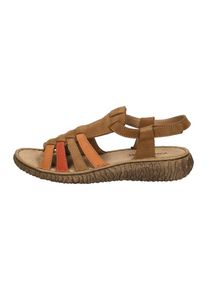 Josef Seibel Dames Sandaal 'Ronja 07' bruin / oranje / rood 36