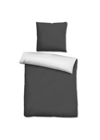 CloudComfort Basic fordítható ágynemű fekete/fehér 135 x 200 + 80 x 80 cm