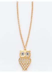 Dames Hanger met ketting in goudkleur ,maat 0, WITT,
