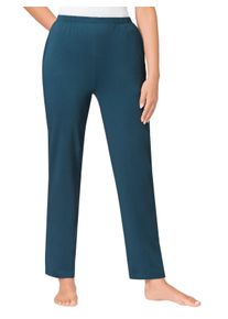 feel good Dames Broeken in petrol + taupe ,maat 24/25, Witt, 95% Katoen, 5% Elastan. Gemêleerd: 60% Katoen, 35% Polyester, 5% Elastan