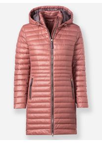 Dames Gewatteerde jas met goede warmte-isolatie in rozenhout ,maat 36, WITT, 100% Polyamide. Wattering: 100% Polyester