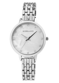 Dames Horloge en armband in zilver ,maat 0, WITT, 70% Metaal, 30% Roestvrij staal