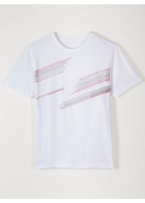 Heren Vrijetijdsshirt in wit ,maat 44/46, WITT, 100% Katoen