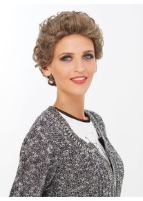 Dames Pruik Gerda in grijs/blond ,maat 0, WITT, 100% Overig