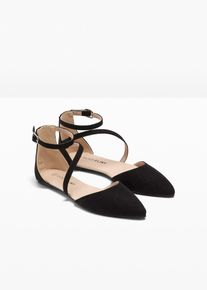 bonprix Femei Balerini negru 36