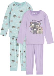 bonprix Pijama fete (4piese) mov 104/110