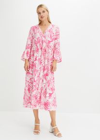 bonprix Femei Rochie-tunică cu imprimeu roz 40