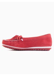 Minnetonka Mokaszin 'Kilty plus' Női piros , Méret 38