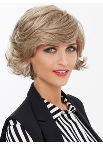 Dames Pruik Petra in blonde highlights ,maat 0, WITT, 100% Overig