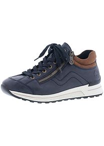 Rieker Dames Sneaker in marine ,maat 41, Witt, 100% Imitatieleer