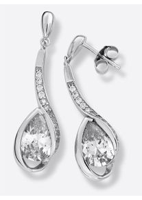 Dames Oorhangers in zilver 925 ,maat 0, WITT,