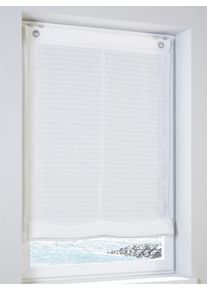HEINE HOME unisex vouwgordijn in offwhite ,maat 140 x 80 cm, Witt, 100% Polyester