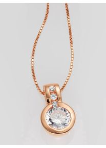 Dames Hanger met ketting in zilver 925 ,maat 0, WITT,