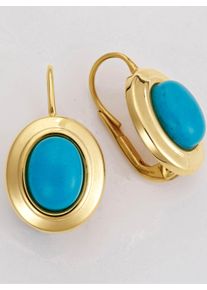 Dames Oorhangers in Zilver verguld 925 ,maat 0, WITT,