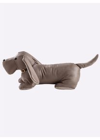 HEINE HOME unisex Deurstopper in bruin ,maat H/b/d ca. 18,5 x 51 x 17 cm, Witt, 100% Polyurethaan