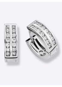 Dames Creool in zilver 925 ,maat 0, WITT,