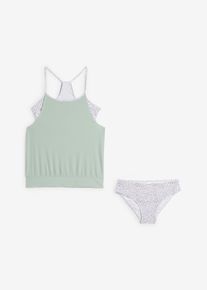 bonprix Tankini (2 piezas) verde 140/146