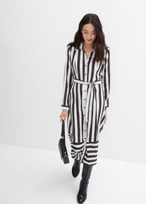 bonprix Mujer Vestido camisero negro 48