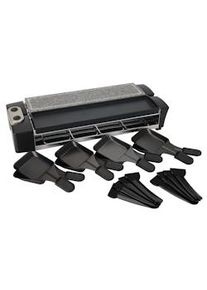 Tarrington House Griglia per Raclette RG1182L, acciaio inox/pietra/alluminio, 51 x 19,4 x 10,5 cm, 1100 W, padelle antiaderenti