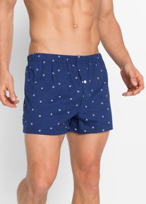bonprix Calzoncillos bóxer de punto holgado (3 unidades), azul, 10 (4XL)