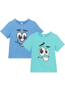 bonprix Tricou copii (2buc.) verde 140/146