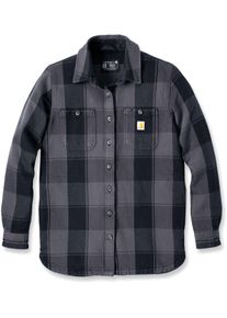 Carhartt Twill, chemise/veste textile femmes , couleur: Noir/Gris , taille: L