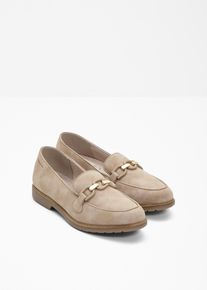 bonprix Wygodne p&oacute;łbuty loafer Tamaris brązowy 37