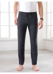 Heren Vrijetijdsbroek in marine + antraciet gemêleerd ,maat 44/46, WITT, 100% Katoen. Set van 2 - kleur antraciet gemêleerd: 60% Katoen, 40% Polyester