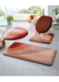 Kleine Wolke unisex Badmat in beige/terra ,maat 6 - Dekselovertrek, Witt, 100% Polyacryl